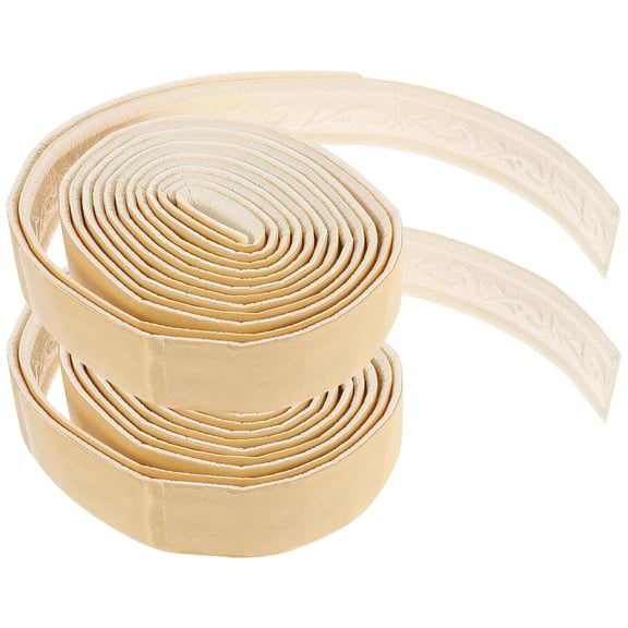 AURARMLET Adhesive Molding Trim 2Pack Wall Corner Trim White Foam Square