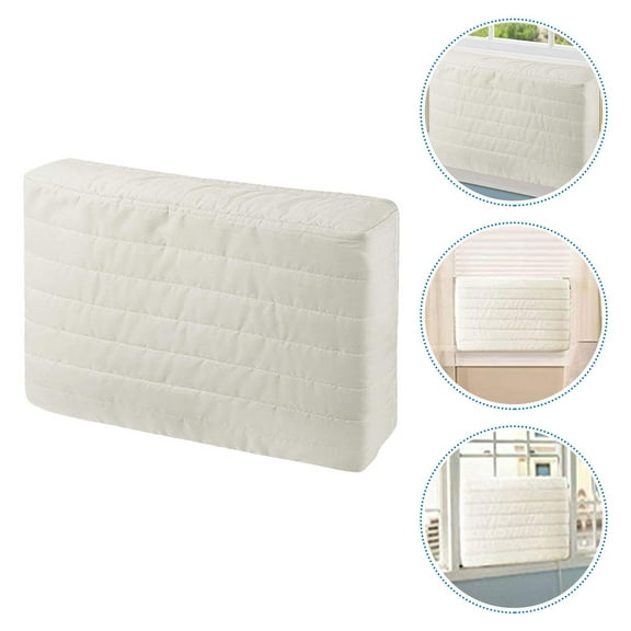 AURARMLET Air Conditioner Dust Cover Indoor for Homeowners Winter Use White 1Pack
