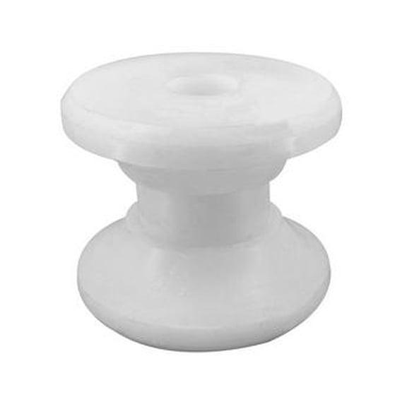 AURARMLET White Nylon Anchor Roller, Heavy Duty, Universal Compatibility, Easy Installation, Wear-Resistant