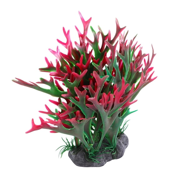 AURARMLET Brown Artificial Coral for Aquariums Plastic Coral Decoration Perfect for Fish Tanks