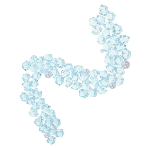 AURARMLET Rocks for Plants Aquarium Gravel Sky-blue Crystal Fish Tank Substrate 40g