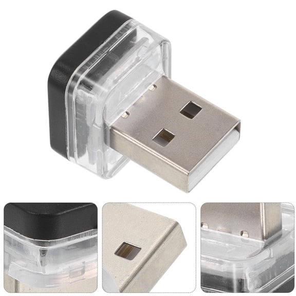 AURARMLET Atmosphere Lamp for Car Mini Usb Led Light Black Sleek 1Pack
