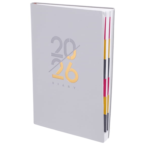 AURARMLET 2026 Academic Monthly Planner Grey PU Cover Back to School Agenda Organizer 1 Set