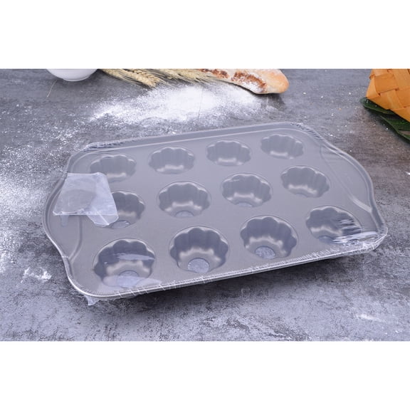 AURARMLET 1Pack Non Stick Baking Pan Flower Shaped Heavy Carbon Steel for Home Bakers