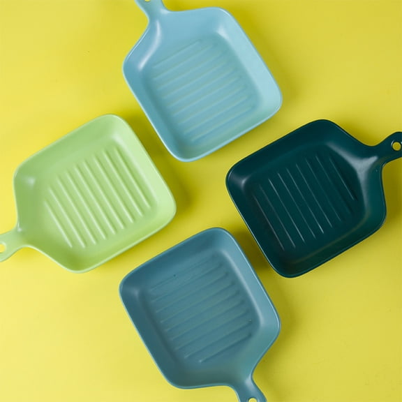 AURARMLET Ceramic Baking Pan with Handle, Non-Stick Baking Plate for Kitchen Use, and Smooth , 1 Set