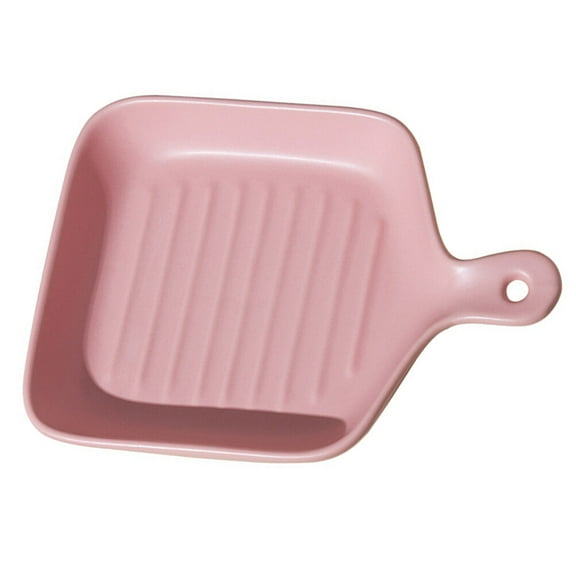 AURARMLET Ceramic Baking Pan with Handle, Non-Stick Baking Plate for Kitchen Use, and Smooth , 1 Set
