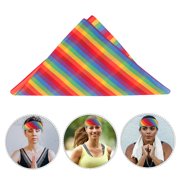 AURARMLET Bandana Headbands Multi Colored Fabric for Decor and Sports 2Pcs