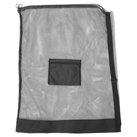 AURARMLET Stable Structure Black Mesh Ball Bag for Multiple Sports Balls