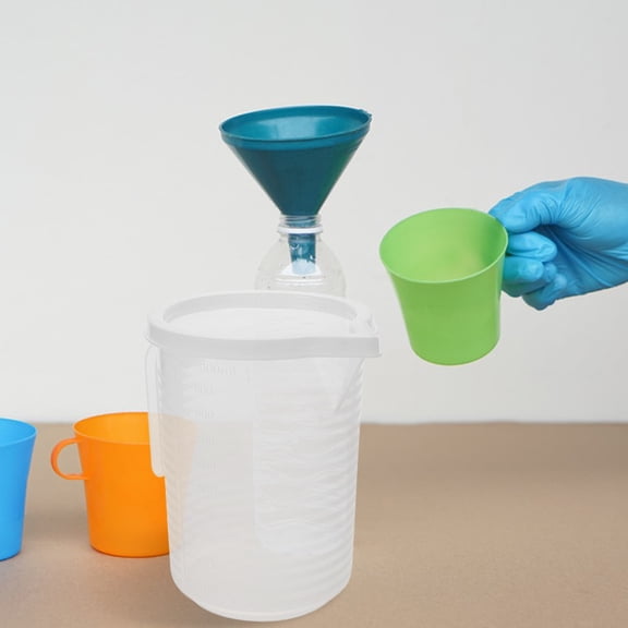 AURARMLET Lightweight Transparent Measuring Pitcher with Scale Handle for Household Liquid Measurement