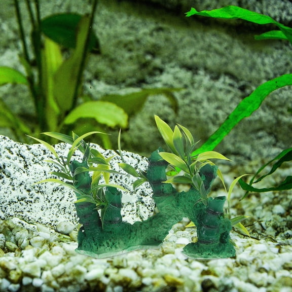 AURARMLET Resin Betta Fish Tank Decoration, Aquarium Plant Ornament, Home Fish Tank Accessory, 1 Piece