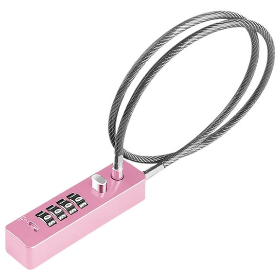 AURARMLET 1Pc Steel Wire Bike Lock Anti-Theft for Cyclists and Electric Scooter Security