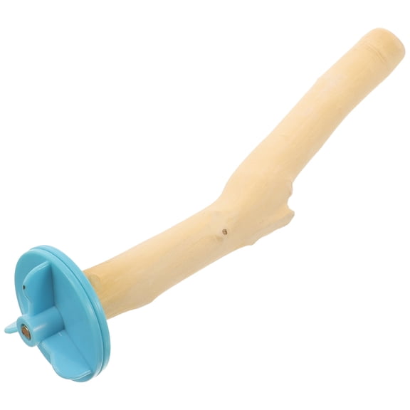 AURARMLET Reusable Wood Bird Cage Perch Strong Brown Parrot Standing Rod for Exploration