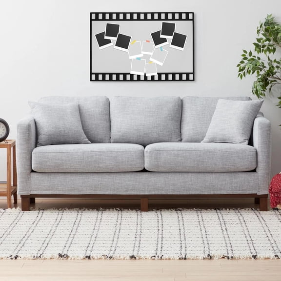 AURARMLET Black Felt Letterboard Filmstrip Wall Message Board for Home Photo Display and Notes