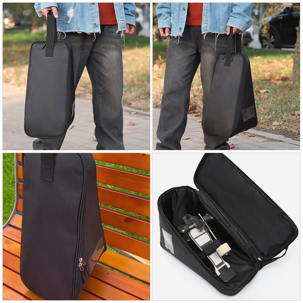 AURARMLET Black Oxford Cloth Durable Drum Pedal Storage Bag Portable Case for Travel and Outdoor Use