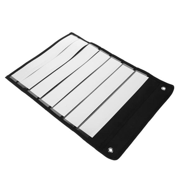 AURARMLET Black Pocket Chart Organizer for Storage with Multi Pockets Ideal for Classroom Home or Office 19.7 x 15.7 Inches