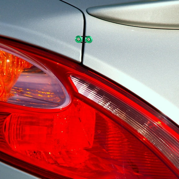 AURARMLET Black Quick Release Fastener Kit with Aluminum Clips for Front and Rear Vehicle Bumper Repair