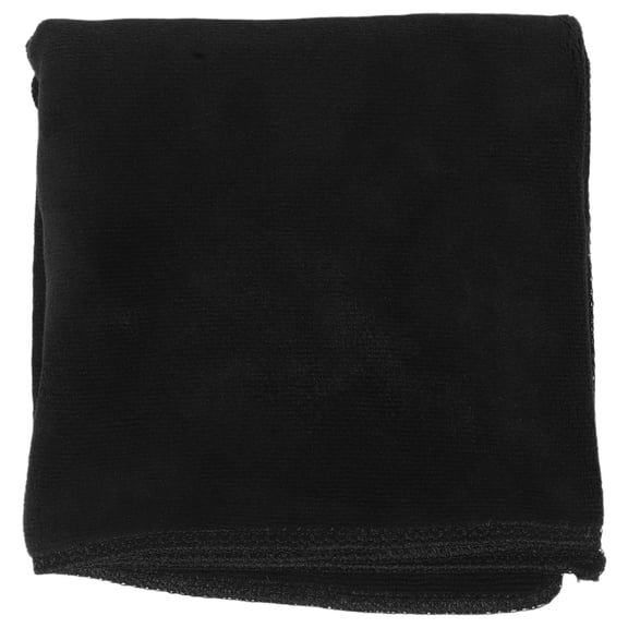 AURARMLET Black Rectangle Table Cover for Dresser with Sophisticated Makeup Ambiance