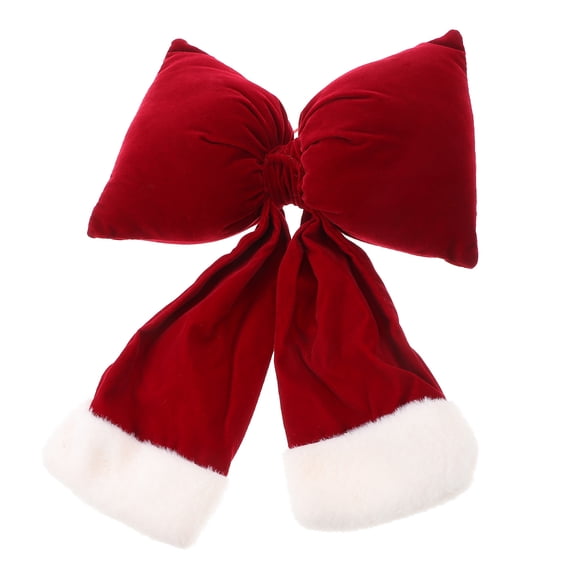 AURARMLET Bow Birthday Decorations Bow Party Decorations Red Cloth 1Pack
