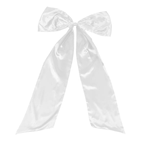 AURARMLET Large Polyester Bow for Party Decoration, Wedding, Bridal Shower, Birthday, Event Decor, 1 Set