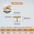 AURARMLET Brass T-Bar Cabinet Knobs in Finish - , Elegant Hardware for ...