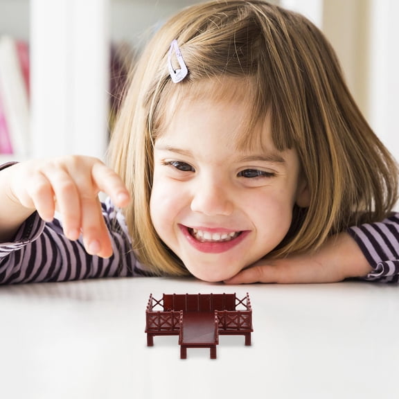 AURARMLET Brown Micro Landscape Platform Model Aquarium Accessory Scenic Platform Statue for Fish Tank Decor