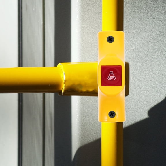 AURARMLET Bus Stop Signal Alarm Button Yellow Easy Install Bus Handrail Alert for Passenger Exit