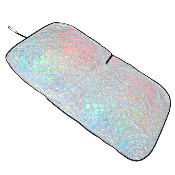 AURARMLET Car Front Window Sunshade with Silver Coating for Uv Protection and Enhanced Heat Insulation