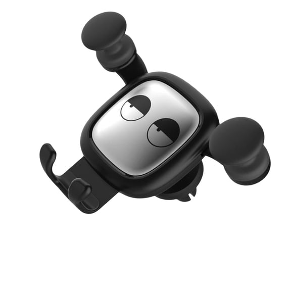 AURARMLET Car Phone Holder Black Material Multiple Use Air Vent Mount for Most Mobile Phones