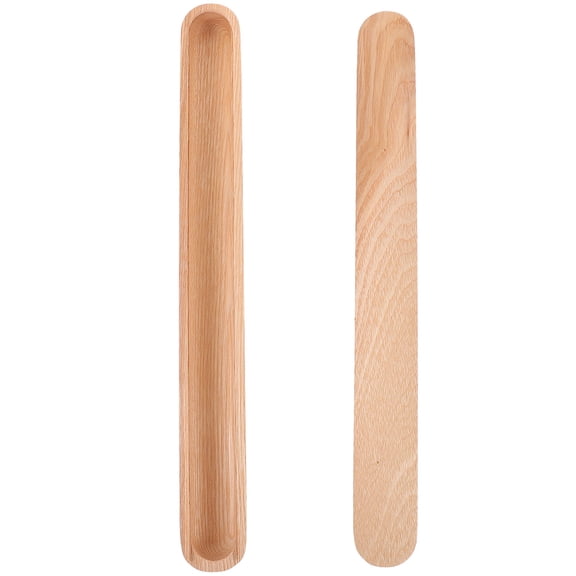 AURARMLET Chopsticks Box Wooden Dustproof Storage Box Khaki Japanese Style for Travel 1Set