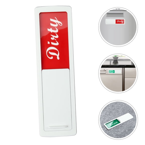 AURARMLET Clean And Dirty Magnet Dishwasher Clean Dirty Sign Green 1Pack