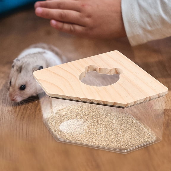 AURARMLET Assorted Color Small Pet Sand Bath Box for Hamster Chinchilla Gerbil
