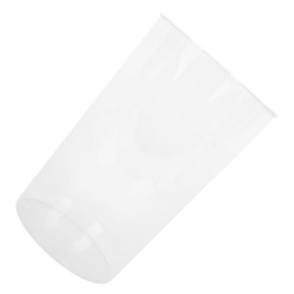 AURARMLET Transparent Large Round Vase Flower Bucket Sturdy Plastic Container for Floral Arrangement and Storage