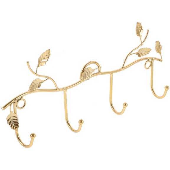 AURARMLET Nordic Style Golden Iron Clothes Hanging Wall Hook Small 1 Set