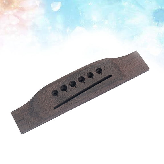 AURARMLET Coffee Rosewood Acoustic Guitar Bridge Replacement, Easy Install Guitar Accessory for Enhanced Tone and Sound Quality