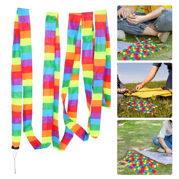AURARMLET Color Kite Tail Ornament with Fine Craftsmanship for Outdoor Flying Stability