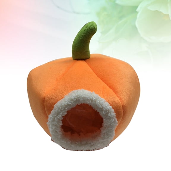 AURARMLET Comfortable Orange Pet Bed House Warm Mat for Hamsters Squirrels and Small Pets