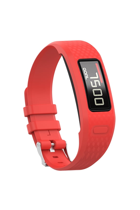 Red Silicone Watchband Replacement Strap Adjustable Comfortable for Daily Wear