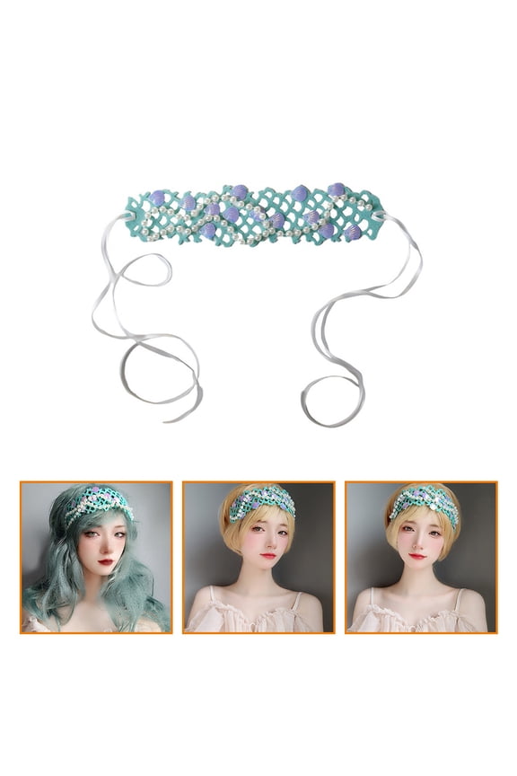 Coastal Sea Shell Headband Lightweight Multicolor Hair Accessory for Weddings and Parties