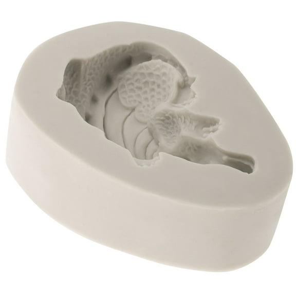 AURARMLET Non Stick Silicone Dinosaur Mold for Baking Easter Cake Chocolate Fondant Use