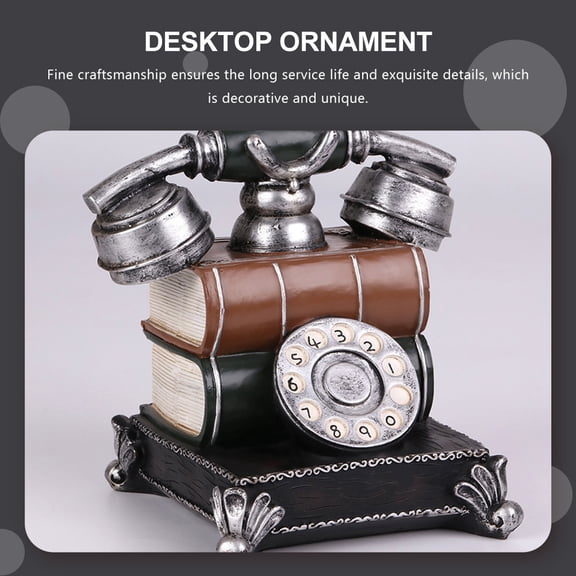 AURARMLET Retro Style Desktop Bank, Decorative Savings Pot for Home, Office, Living Room Decoration