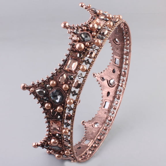 AURARMLET Vintage Women Crown Bridal Accessories Luxury Design for Special Events 1Pack