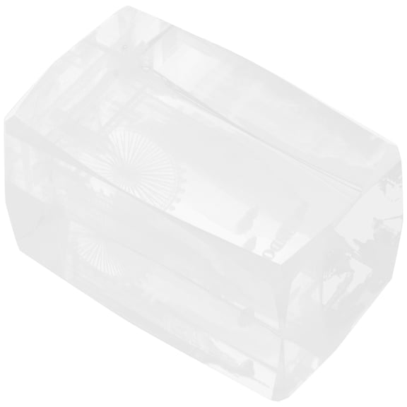 AURARMLET Large Crystal Sculpture Retro Style Unique Transparent Decor for Home and Office Table 6.5 Inch