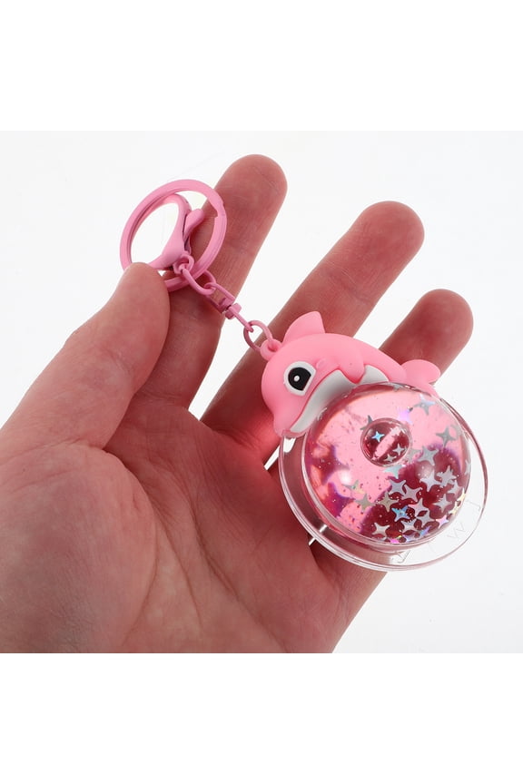 Acrylic Dolphin Keychain Bag Charm for Women, Cute Handbag Accessory, Everyday Use, 1 Set