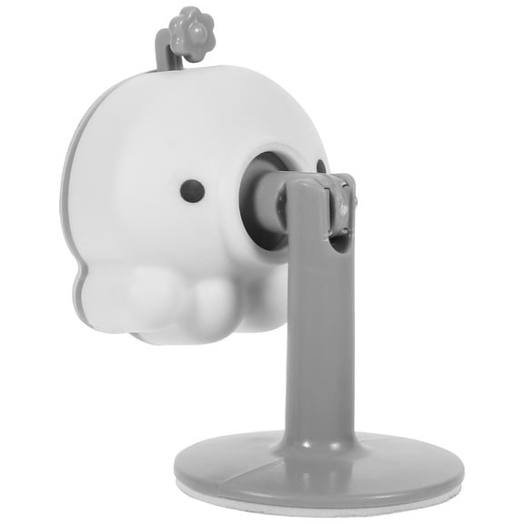 AURARMLET Cute Grey Cartoon Door Stop for Floor Use TPR Material with Silent Operation and Enhanced Durability