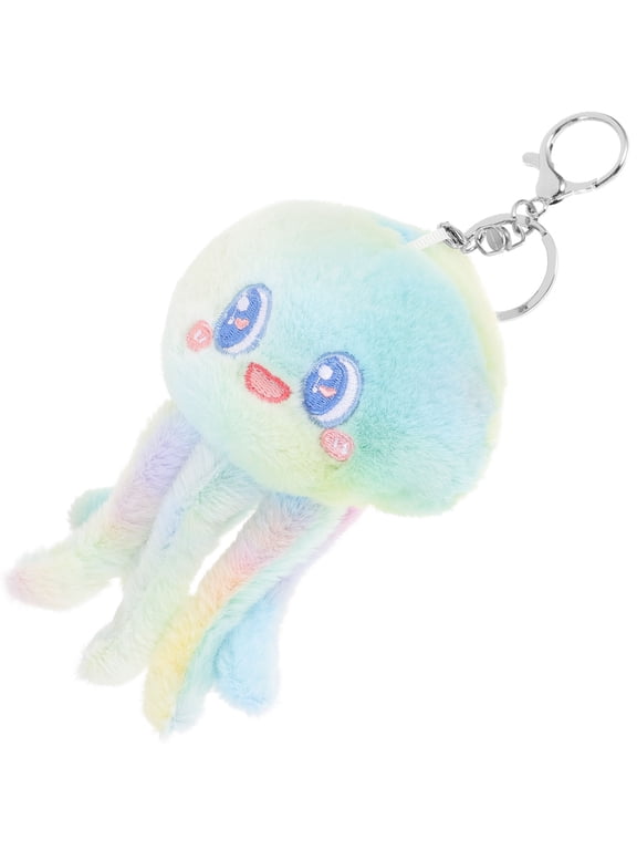 Soft Octopus Plush Keychain Pendant, Cute Key Charm Accessory for Daily Use, 1 Set