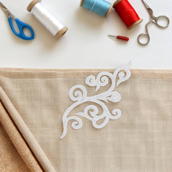 AURARMLET 5 Pairs Embroidered Sew-On Patches Polyester Applique for Cheongsam Dress, Cute Decorative Fabric Accessories