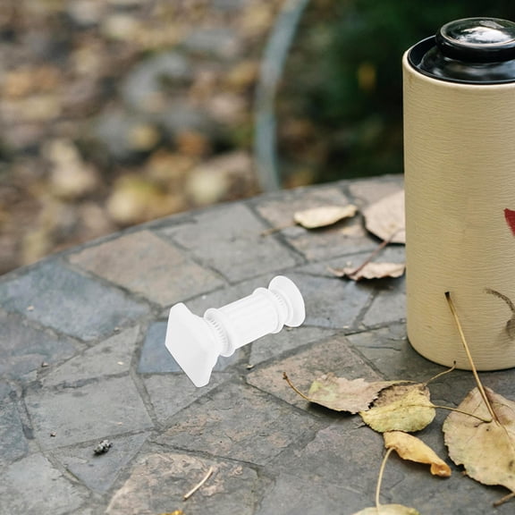 AURARMLET Cylindrical Greek Home Decor Roman Column Statue in Beige 1Set Garden Ornament