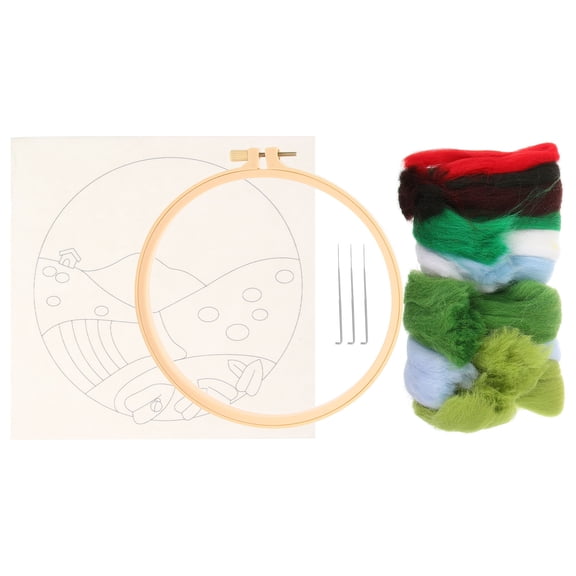 AURARMLET Felting Supplies Wool Felt Photo Frame 1 Set Creative Projects
