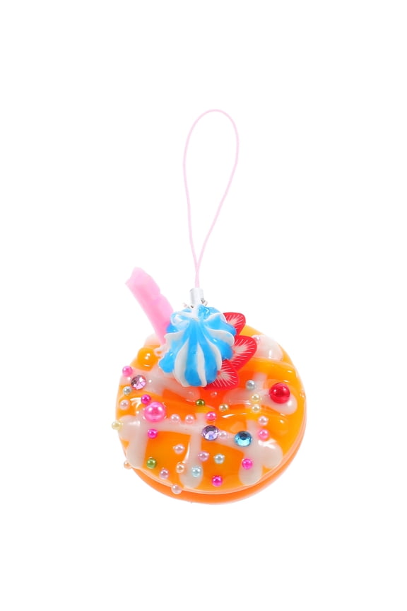 Stylish PVC Keychain Pendant for Bags, 1 Piece Decorative Hanging Accessory for Women and Girls