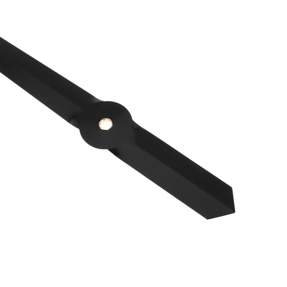 AURARMLET 1Set Minimalist Black Clock Hands Kit Sturdy Quartz Pointers for Clock Making Use